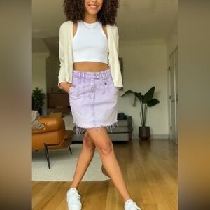 BDG Urban Outfitters Lavender acid wash Mini Skirt
